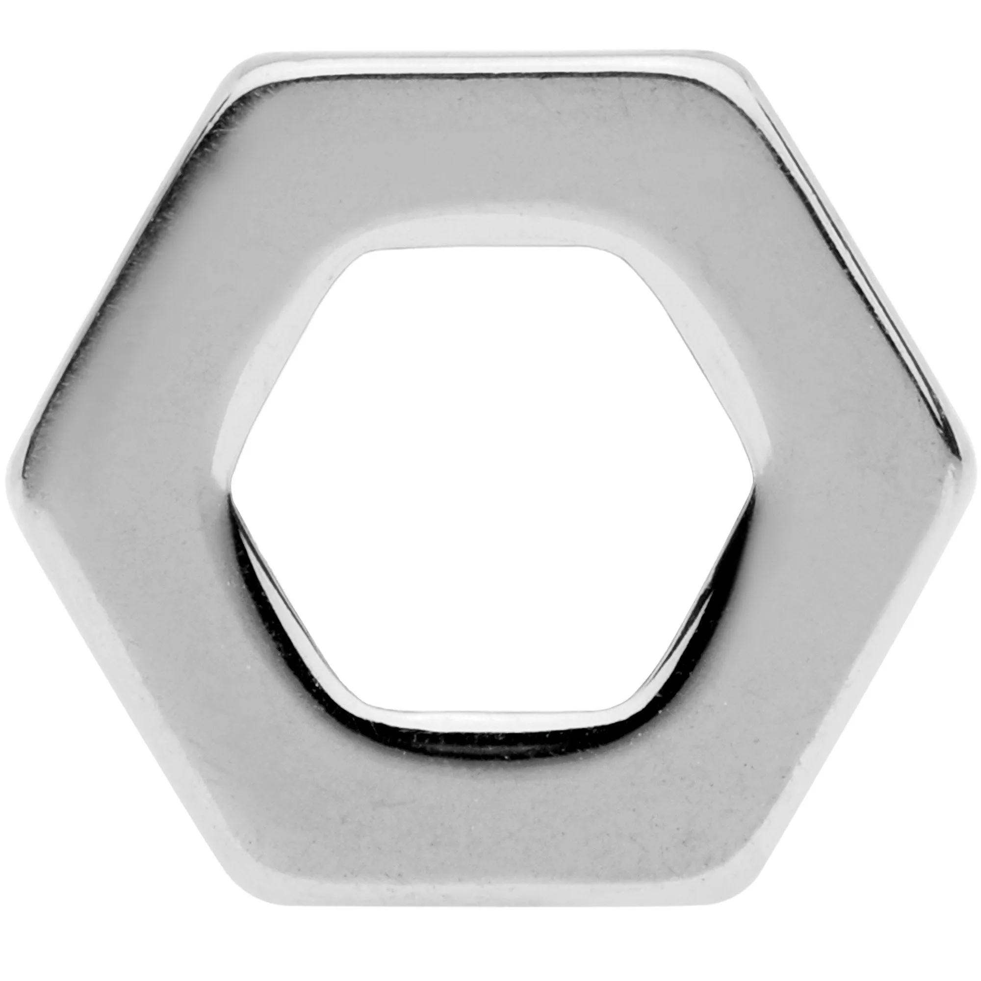 0 Gauge Geometric Hexagon Screw Fit Tunnel Plug Set