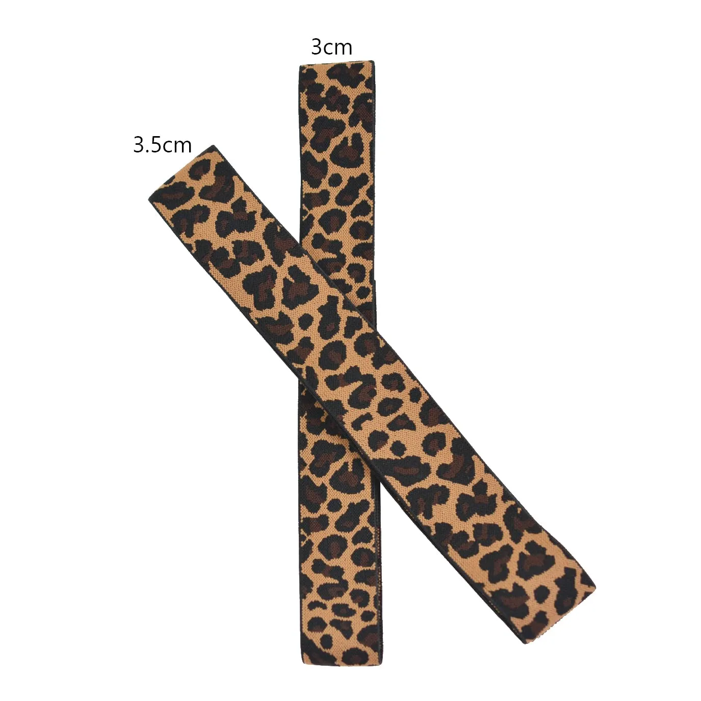 3 Pcs Elastic Bands for Wigs Lace Melting Bands Adjustable Leopard Print Wig Headbands for Lace Front Edges Laying (Width 1.2 Inch/3.0cm)