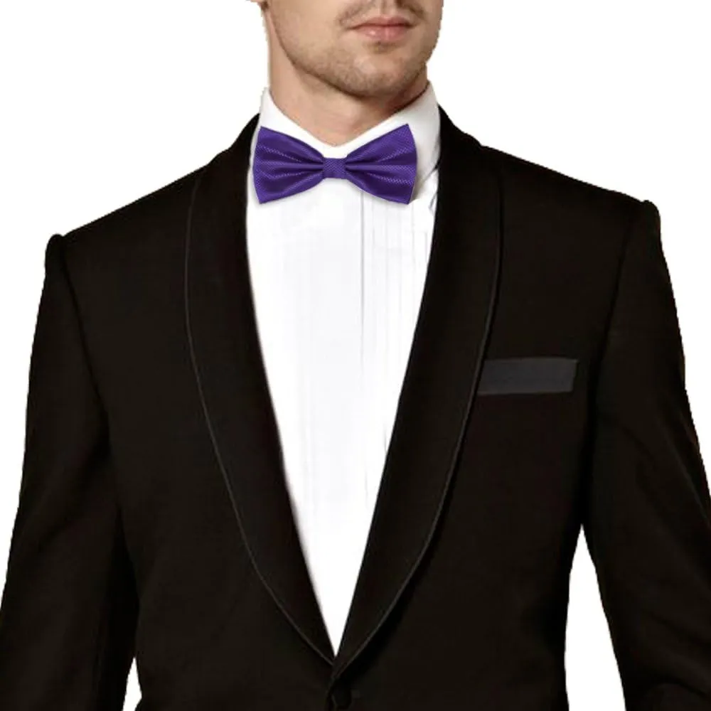 AUSKY 8 PACKS Elegant Adjustable Pre-tied Bow Ties for Men Boys (1&4&5&6&8 Pack for option)