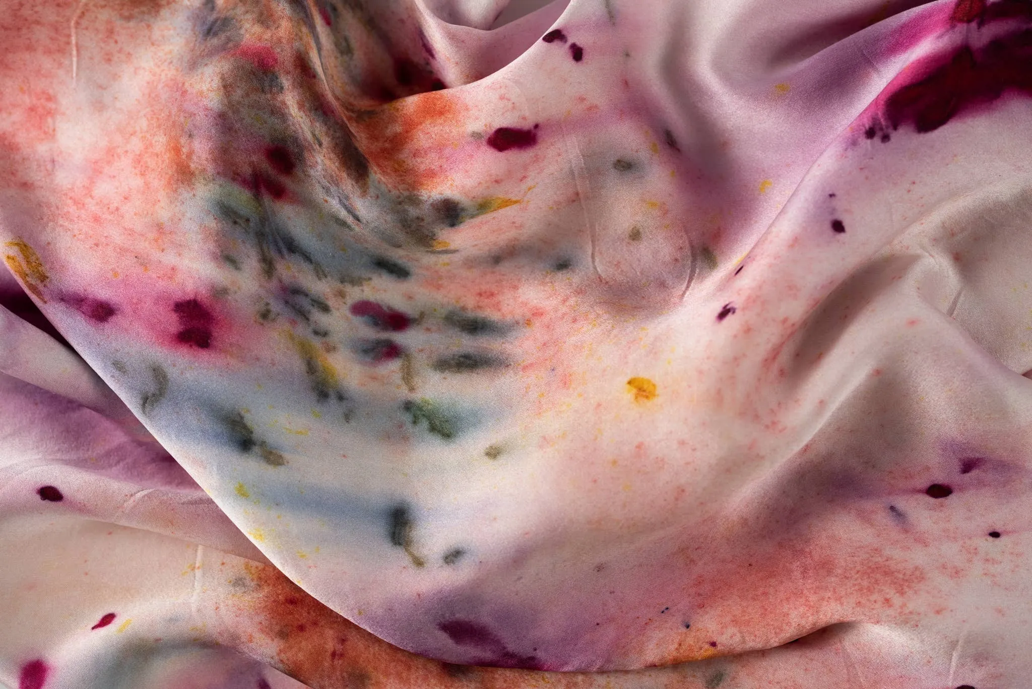 Botanically Dyed Silk Pillowcase