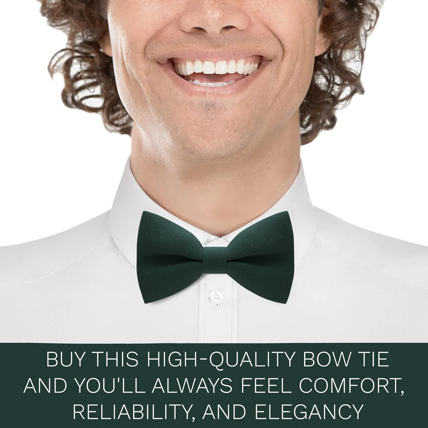Bow Tie House TM, Mens Bow Ties for any Age Pre-tied Men Bowtie clip on Design for Adults