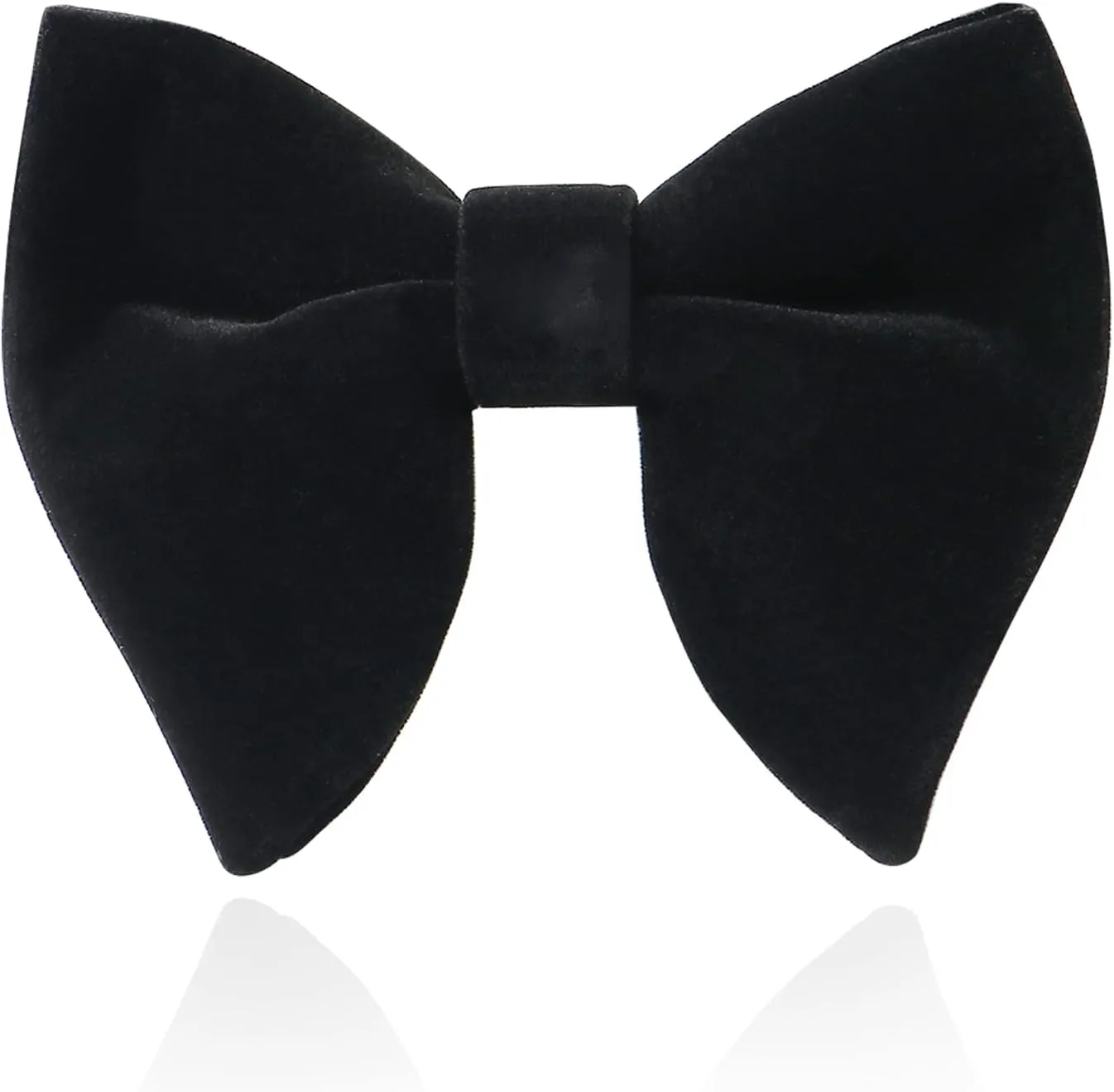 Bow Ties for Men, Mens Pre-Tied Bow Ties, Velvet Bow Ties for Men, Adjustable Oversized Tuxedo Bow Tie With Gift Box