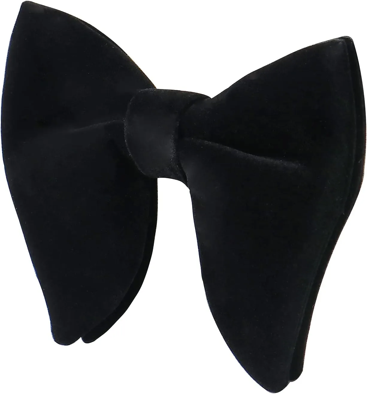 Bow Ties for Men, Mens Pre-Tied Bow Ties, Velvet Bow Ties for Men, Adjustable Oversized Tuxedo Bow Tie With Gift Box