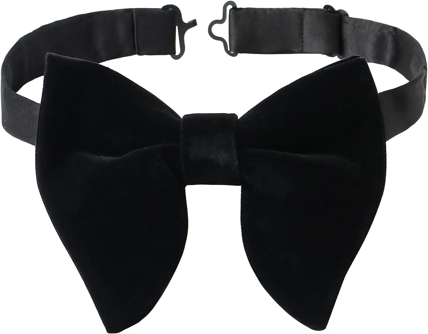 Bow Ties for Men, Mens Pre-Tied Bow Ties, Velvet Bow Ties for Men, Adjustable Oversized Tuxedo Bow Tie With Gift Box