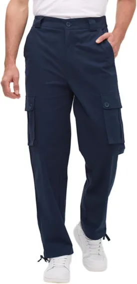 Cargo Pants for Men Baggy and Relaxed Fit Men's Casual Pants with 6 Pockets