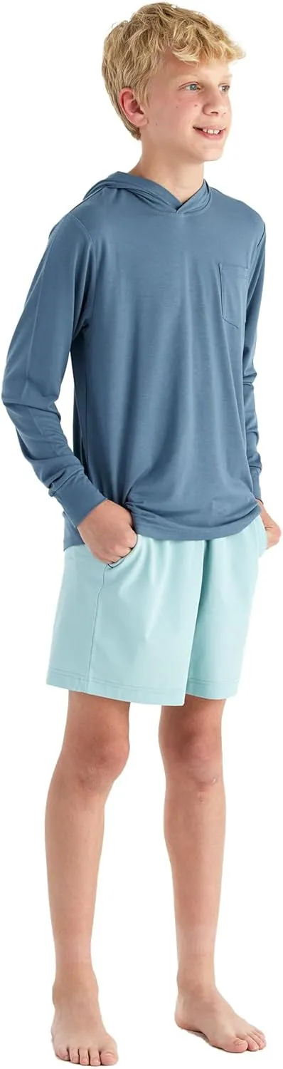 Free Fly Boy's Breeze Short - Quick-Dry, Moisture-Wicking, Breathable Performance Shorts with Sun Protection - UPF 50 
