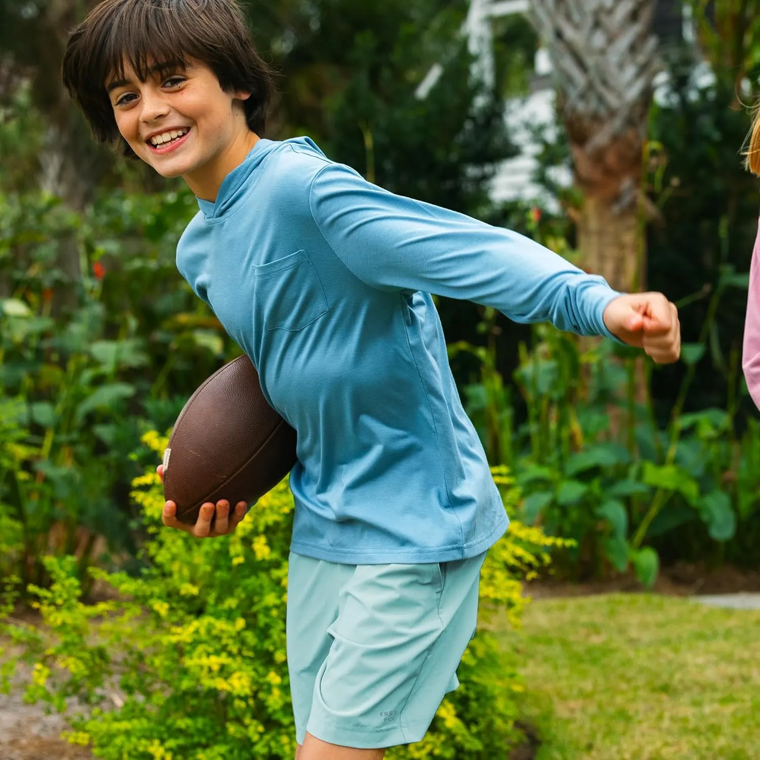 Free Fly Boy's Breeze Short - Quick-Dry, Moisture-Wicking, Breathable Performance Shorts with Sun Protection - UPF 50 