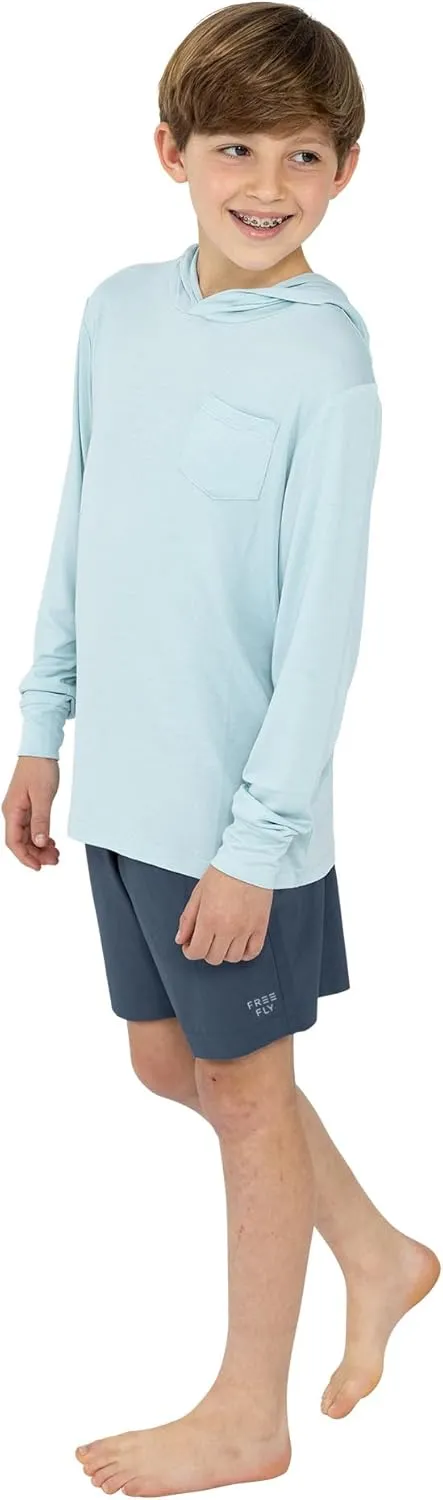 Free Fly Boy's Breeze Short - Quick-Dry, Moisture-Wicking, Breathable Performance Shorts with Sun Protection - UPF 50 