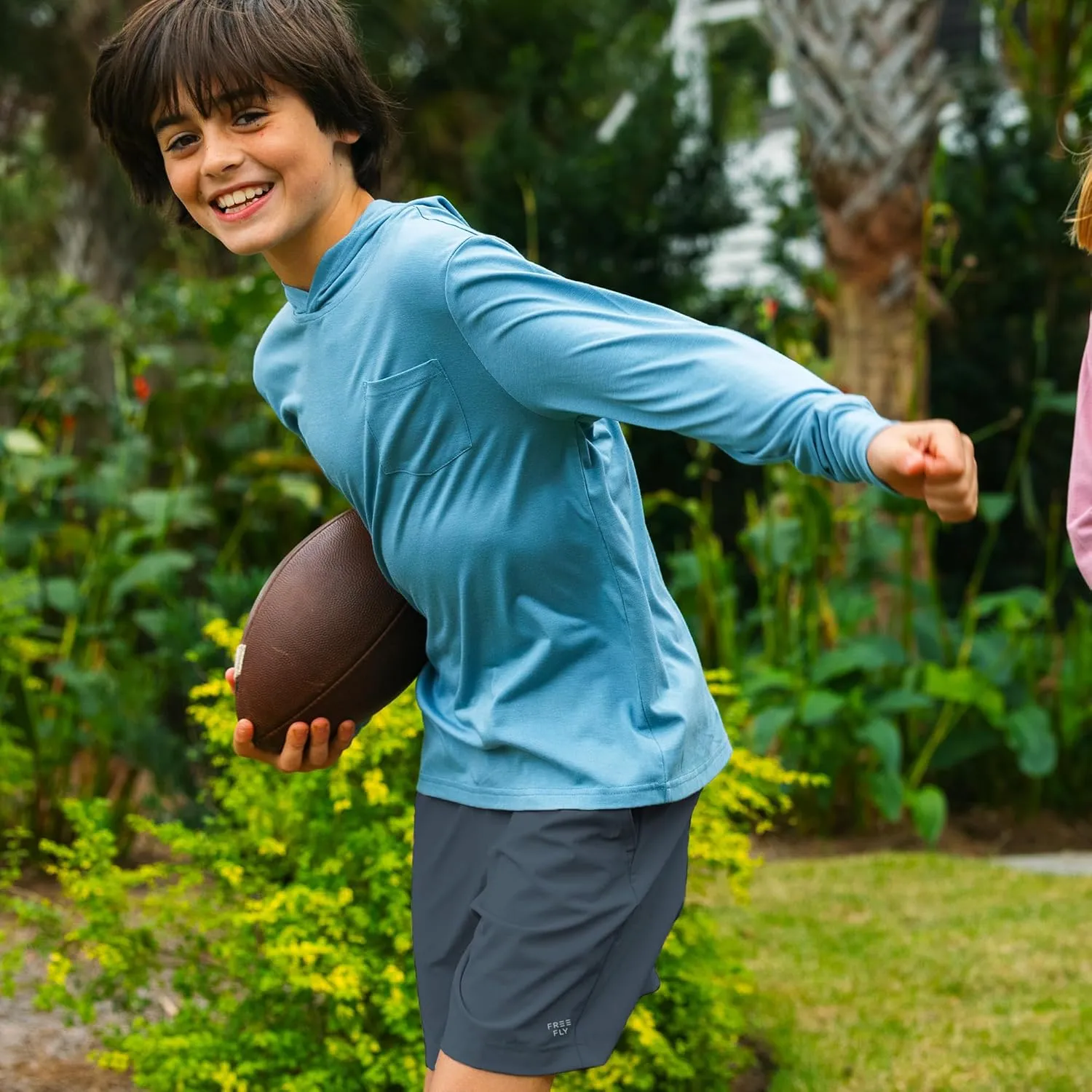 Free Fly Boy's Breeze Short - Quick-Dry, Moisture-Wicking, Breathable Performance Shorts with Sun Protection - UPF 50 