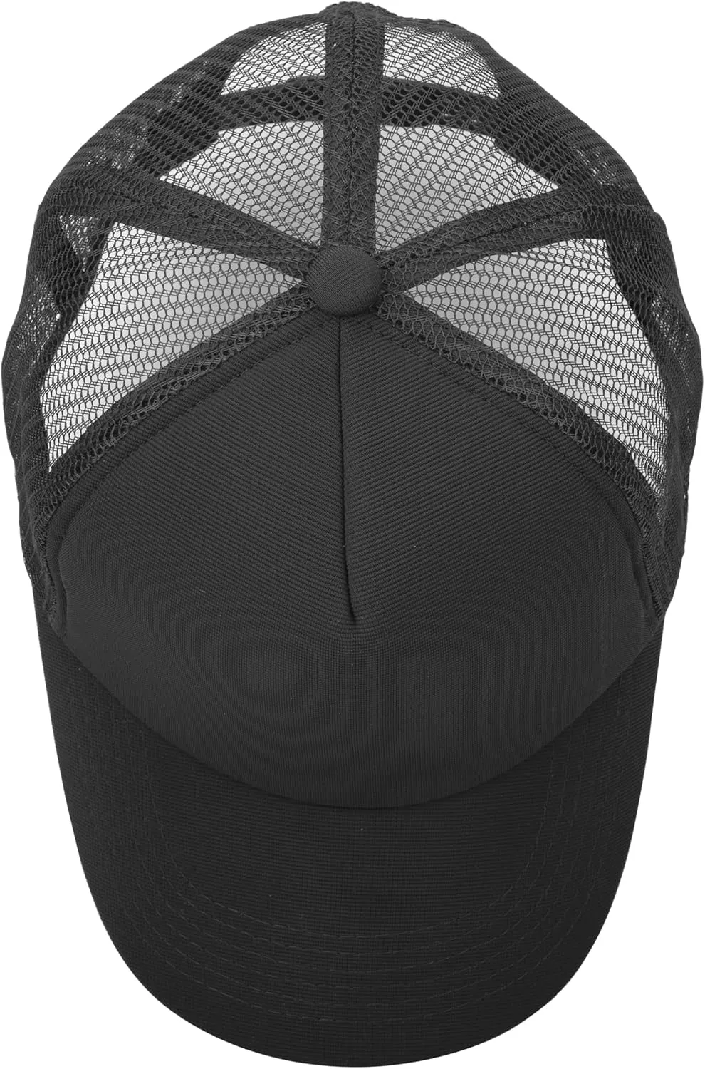 Gelante Polyester Foam Front, Mesh Back 5 Panel Sublimation Trucker Baseball Cap Snapback Hat