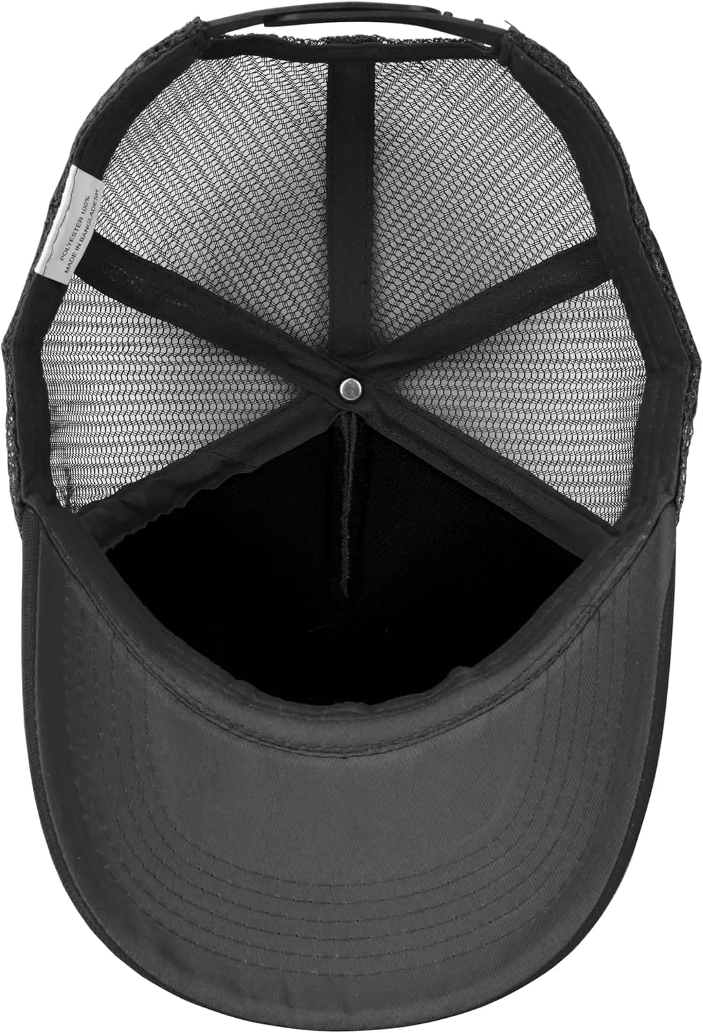 Gelante Polyester Foam Front, Mesh Back 5 Panel Sublimation Trucker Baseball Cap Snapback Hat