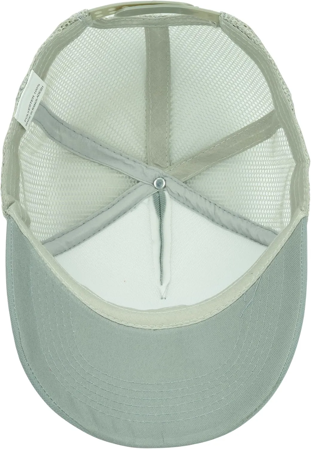 Gelante Polyester Foam Front, Mesh Back 5 Panel Sublimation Trucker Baseball Cap Snapback Hat