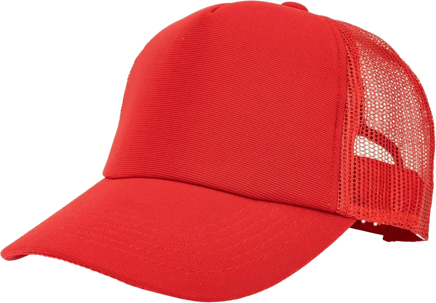 Gelante Polyester Foam Front, Mesh Back 5 Panel Sublimation Trucker Baseball Cap Snapback Hat