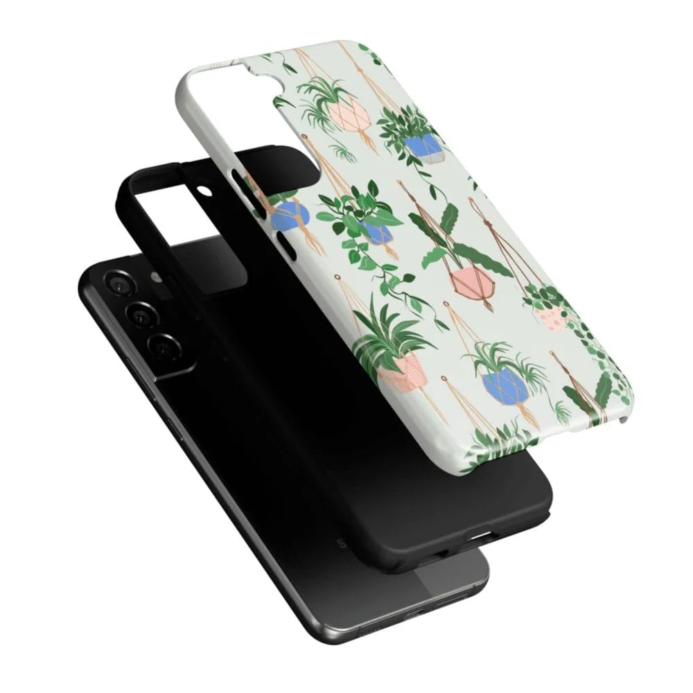 Hanging Around | Potted Plants Floral Samsung Case