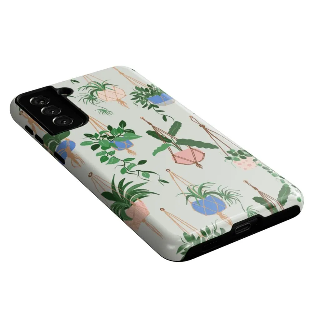 Hanging Around | Potted Plants Floral Samsung Case