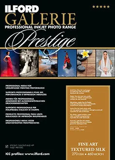 Ilford Galerie - Prestige Fine Art Textured Silk 5x7", 50 sheets