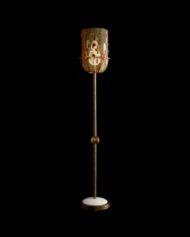 Interlude : Hand-Embroidered Floor Lamp