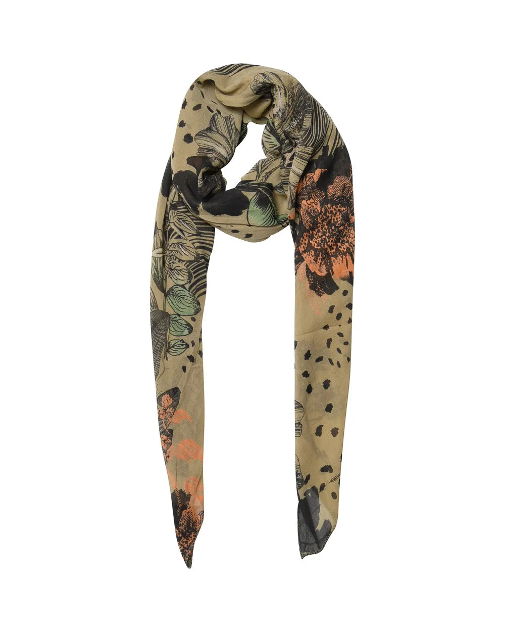 LeoTT Flower Scarf