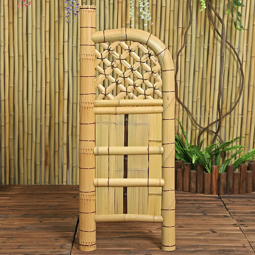 Modern vaired styles and sizes(W182cmXH118cm) Japanese bamboo door /garden entrance customizable