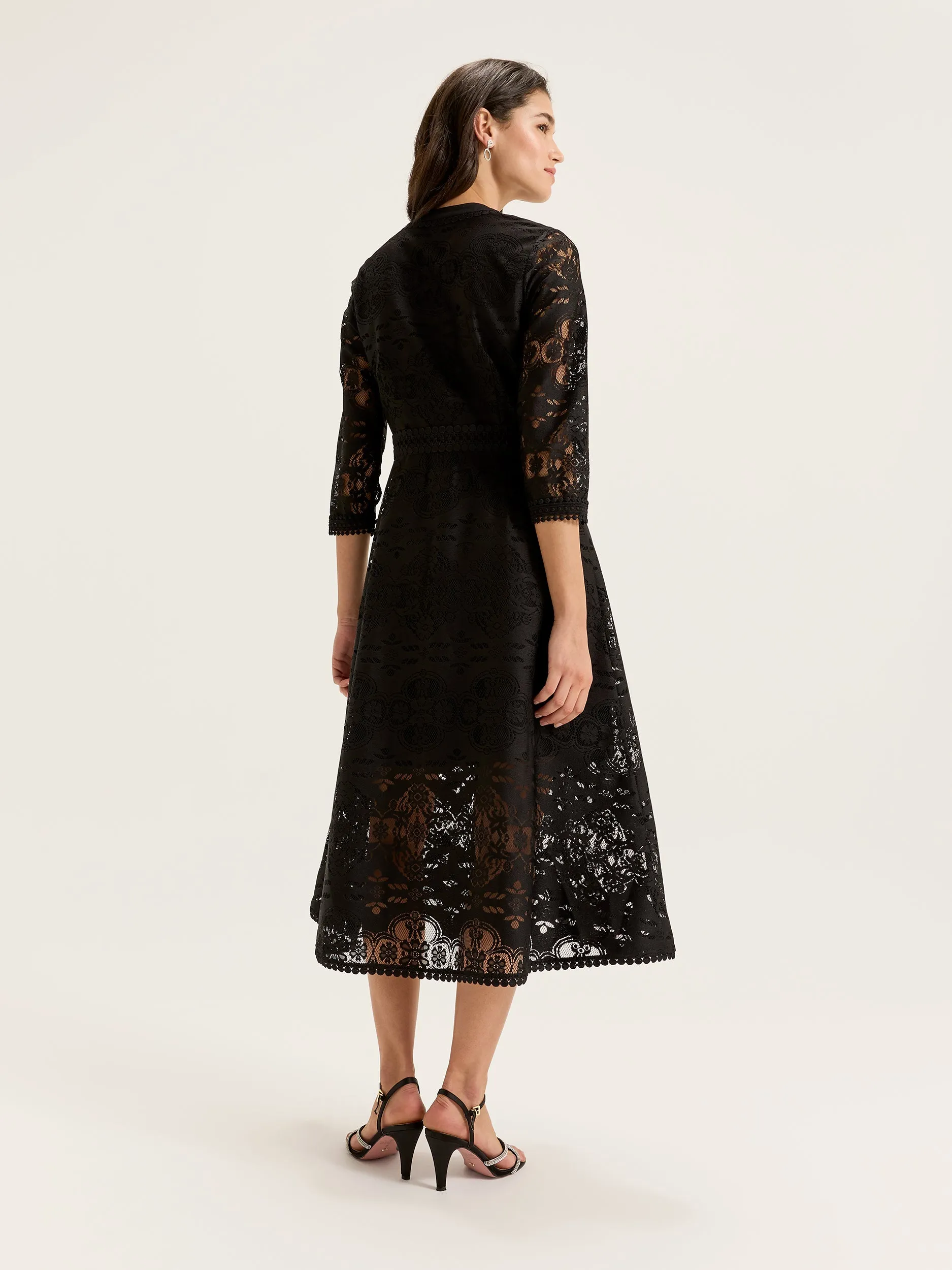 Nostalgia Lace Shirtdress