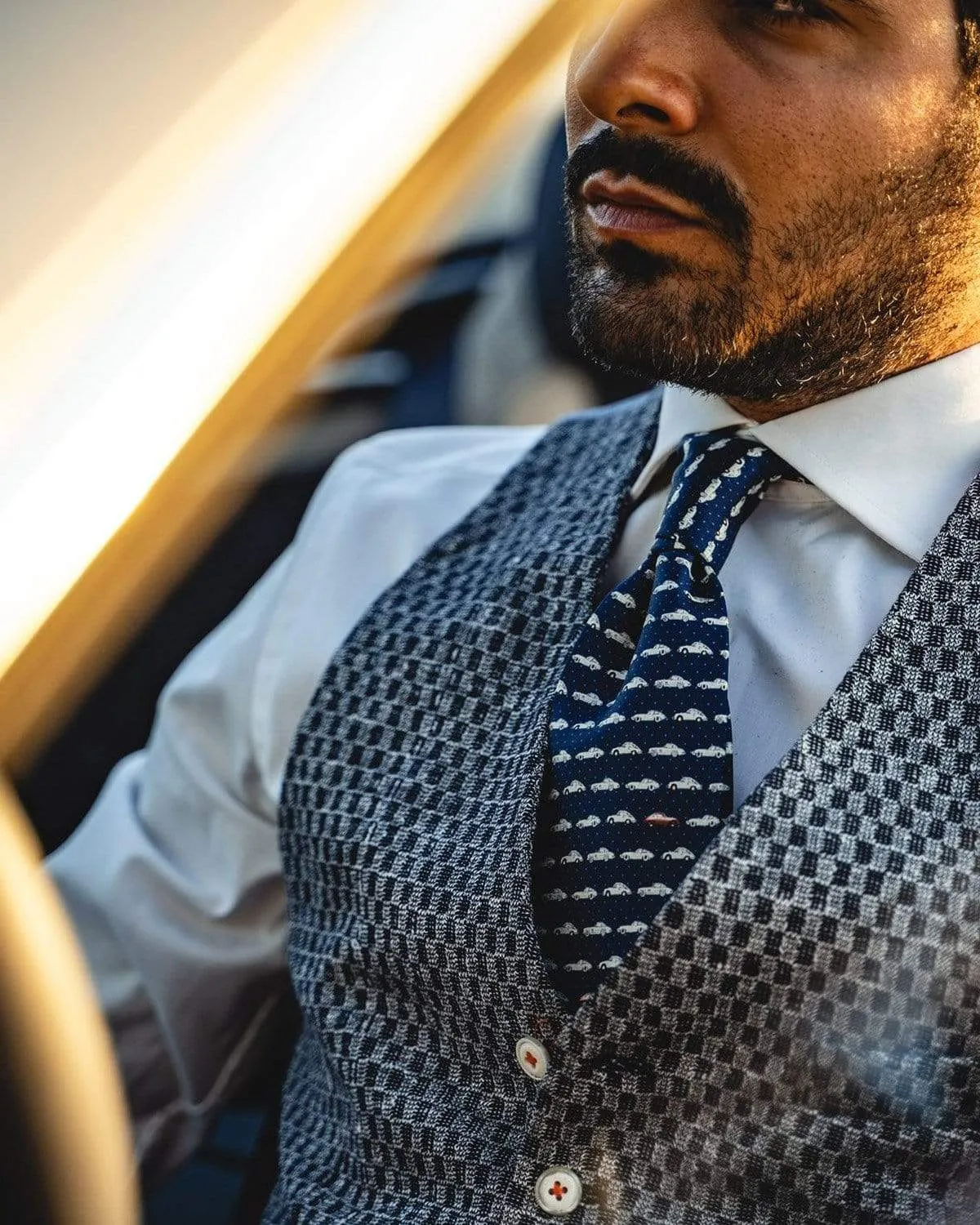 POSH - Silk Tie - Blue