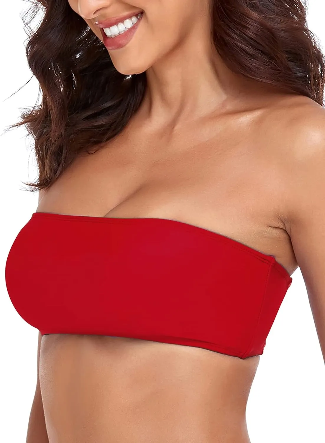 RELLECIGA Women's Bandeau Bikini Top
