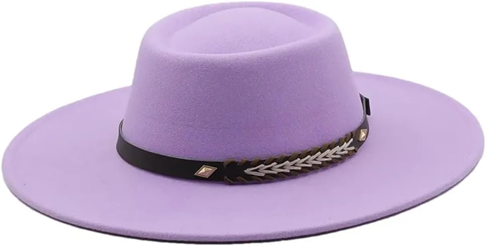Women Wide Brim Formal Fedora Hats Men Panama Church Cap Men's Women Classic Wedding Hat