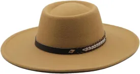 Women Wide Brim Formal Fedora Hats Men Panama Church Cap Men's Women Classic Wedding Hat